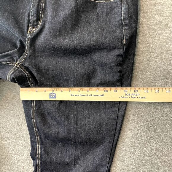 LANE BRYANT Jeans Womens 18 Dark Wash Mid Rise Stretch Boot Cut EUC Regular - Picture 12 of 15